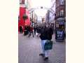 Bill shopping along Carnaby Street