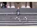 Feeding the Birds at Saint Pauls Cathedral